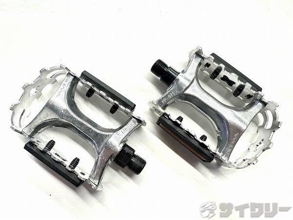 フラットペダル シルバー