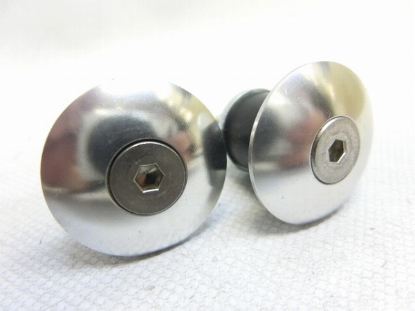 バーエンドキャップ シルバー