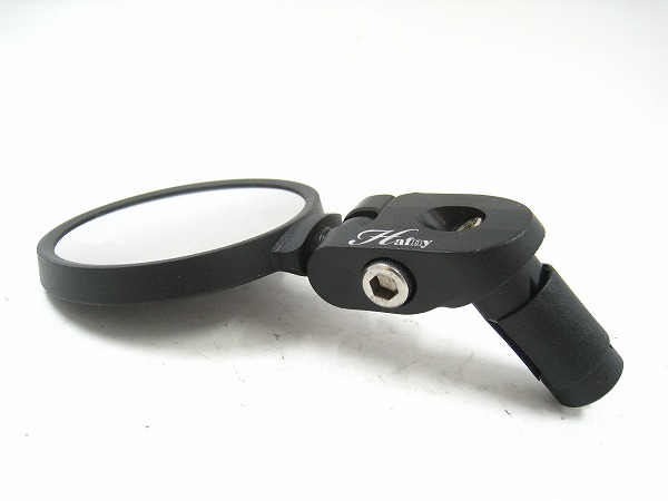 バーエンドミラー 直径約70mm ハンドル内径17～23mm