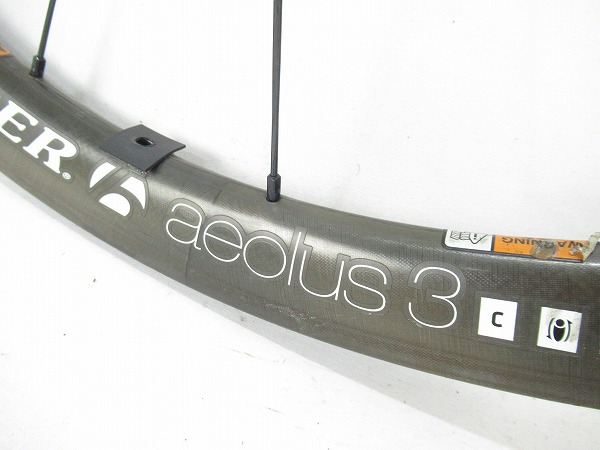 ホイール前後　AEOLUS 3　チューブラー　シマノフリー（11s）