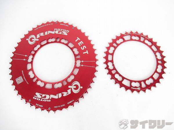 楕円チェーンリング　Q-RING　50/34T　シマノ（5アーム）　PCD：110mm　11s対応