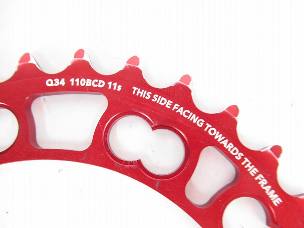 楕円チェーンリング　Q-RING　50/34T　シマノ（5アーム）　PCD：110mm　11s対応