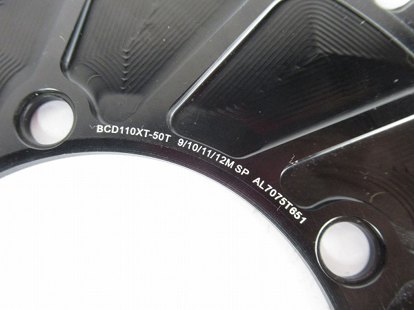 オーバルチェーンリング　シマノ用　1×9～12s対応　PCD：110mm（4アーム）