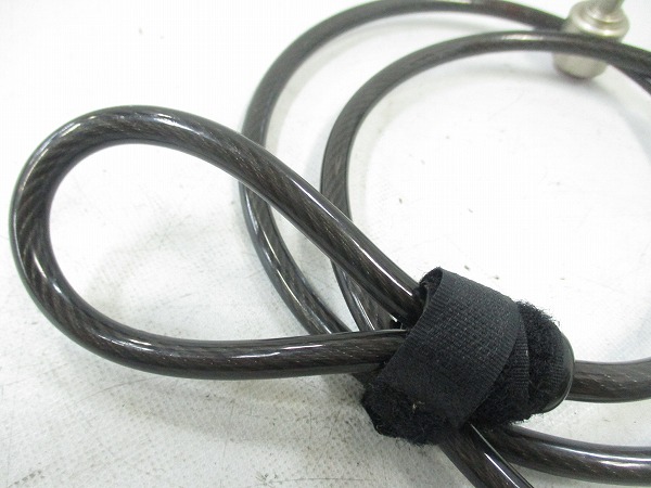 ワイヤーロック ブラック 鍵式