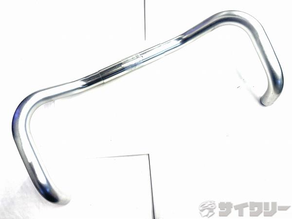 ブルホーンハンドル 約400mm（エンドC-C実測）/26mm シルバー