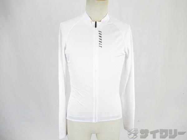 長袖ジャージ　ホワイト　Sサイズ