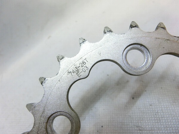 インナーチェーンリング 26T/PCD74mm