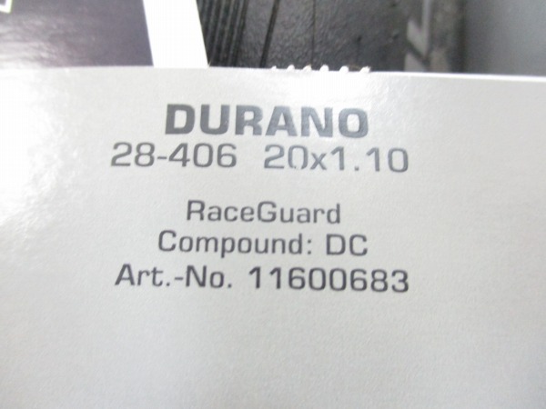 クリンチャータイヤ EURANO 20x1.10（28－406）