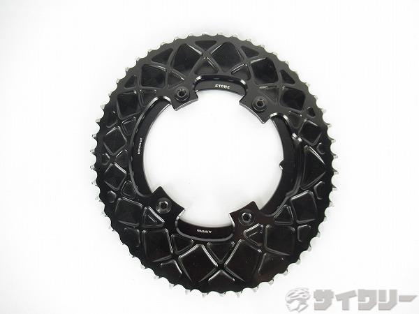 チェーンリングセット　50/34t　ブラック　PCD：110mm（4アーム）