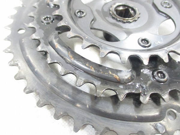 クランクセット 170mm 48-38-28T スチール製