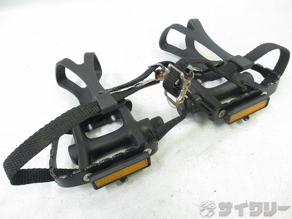 フラットペダル VP-383A トゥストラップ付属