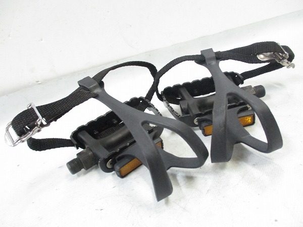 フラットペダル VP-383A トゥストラップ付属