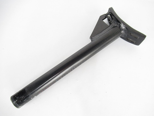 一輪車用シートポスト　4本締め　ブラック　25.4mm/175mm（挿入可能部）
