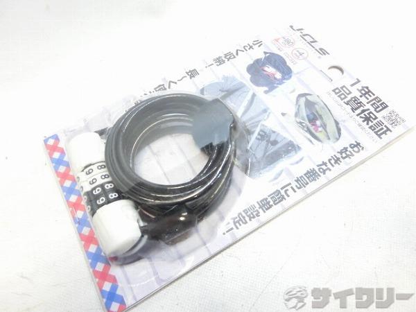 ワイヤーロック 暗証番号式 180㎝×φ4mm