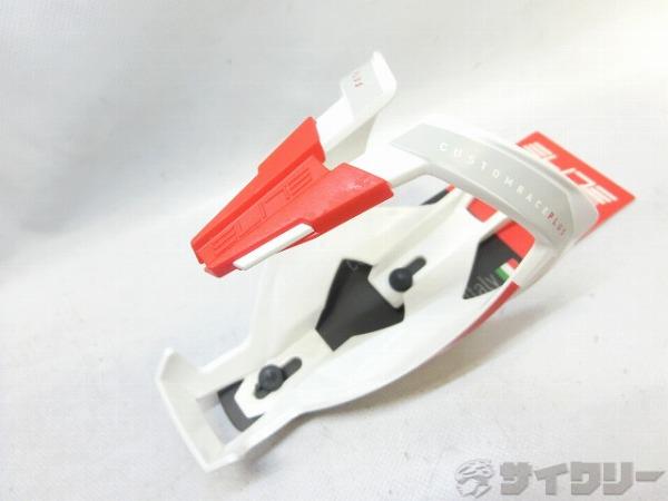ボトルケージ Custom Race Plus ホワイト/レッド