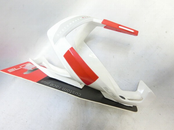 ボトルケージ Custom Race Plus ホワイト/レッド