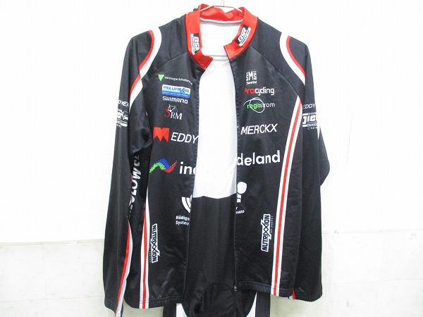 レプリカ長袖ジャージビブセット EDDY MERCKXロゴ Mサイズ