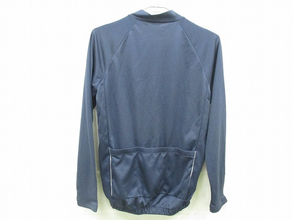 長袖メッシュジャージ Sサイズ ネイビー