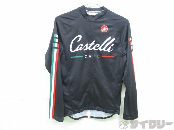 レプリカ長袖ジャージ CASTELLI CAFEロゴ Mサイズ