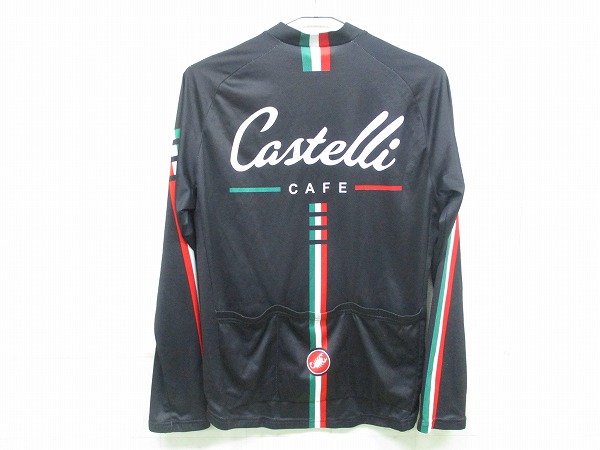 レプリカ長袖ジャージ CASTELLI CAFEロゴ Mサイズ