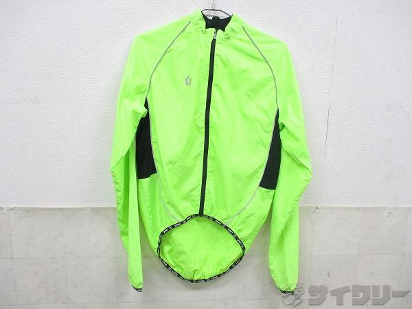 長袖ウィンドブレーカー Mサイズ ネオン