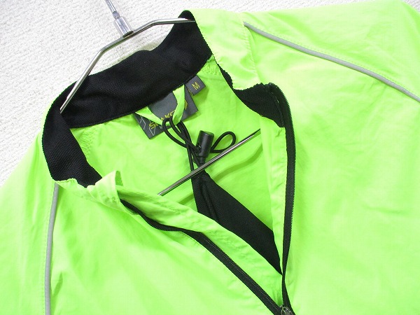 長袖ウィンドブレーカー Mサイズ ネオン