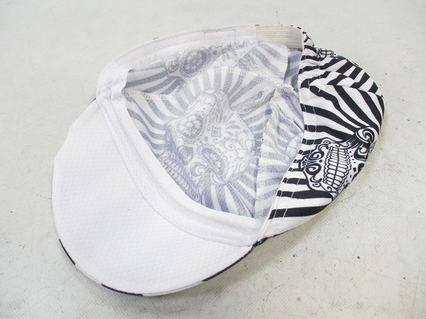 サイクルメッシュキャップ ホワイト/ブラック