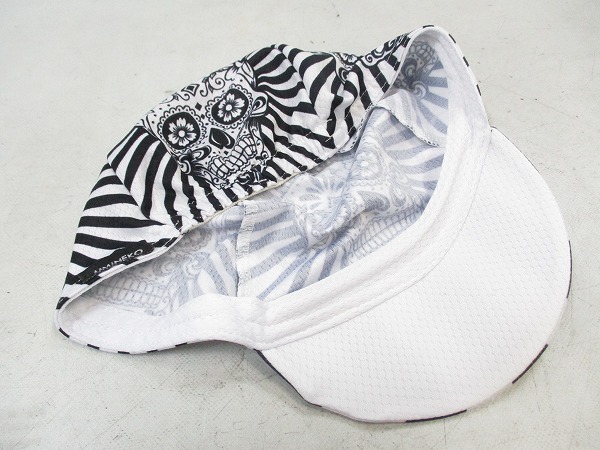 サイクルメッシュキャップ ホワイト/ブラック