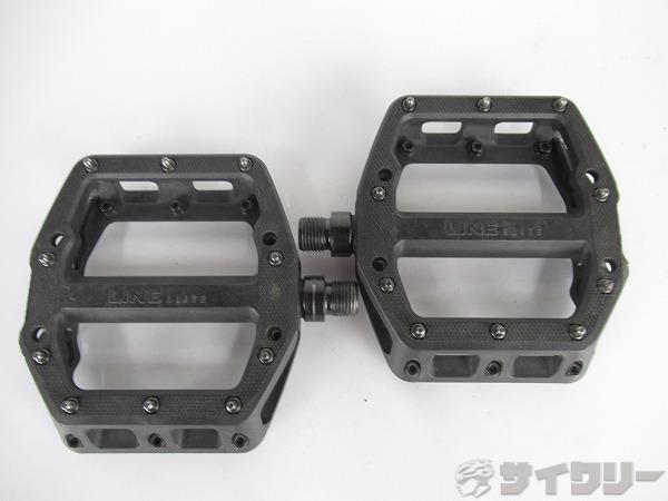 フラットペダル　LINE elite　ブラック　※微ガタ