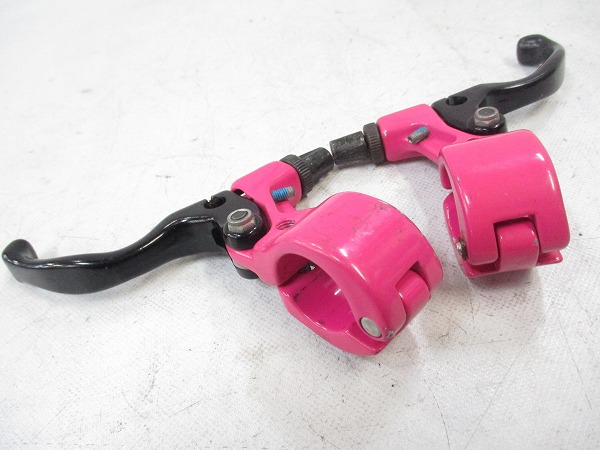 ブレーキレバー DIRT HARRY 25.4mm ピンク ※若干歪み有