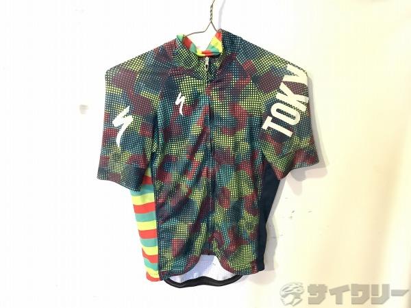フルジップ半袖ジャージ TOKYO Sサイズ