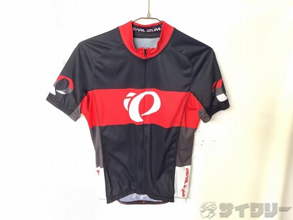 フルジップ半袖ジャージ ELITE S/Mサイズ 穴あきあり