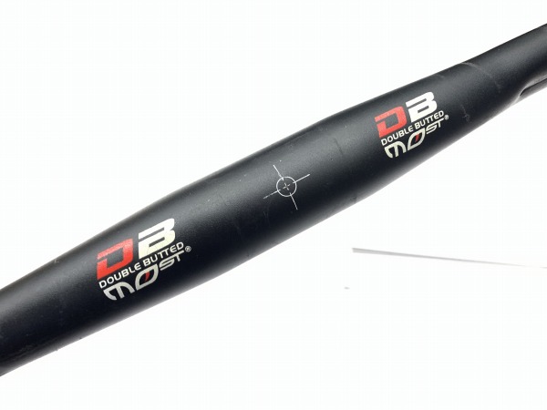 ドロップハンドル DB 約400mm（エンドC-C実測）/31.8mm ブラック