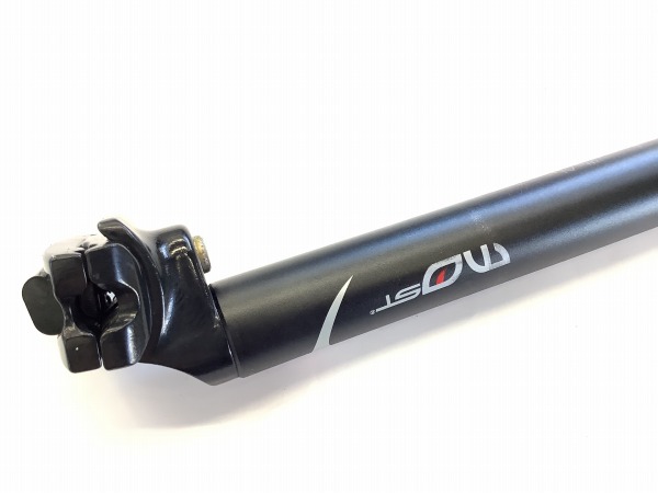 シートポスト ブラック モストロゴ 約350mm(実測）/31.6mm