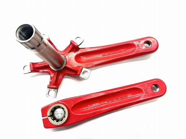 クランクアームセット LYNX C3 170mm 110mm レッド 使用感あり