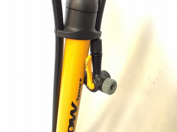 フロアポンプ JOEBLOW SPORT 仏式/米式 イエロー