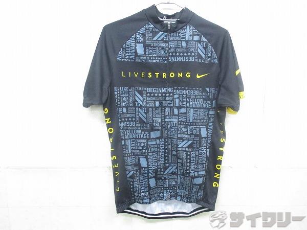 半袖サイクルジャージ LIVESTRONGロゴ Lサイズ