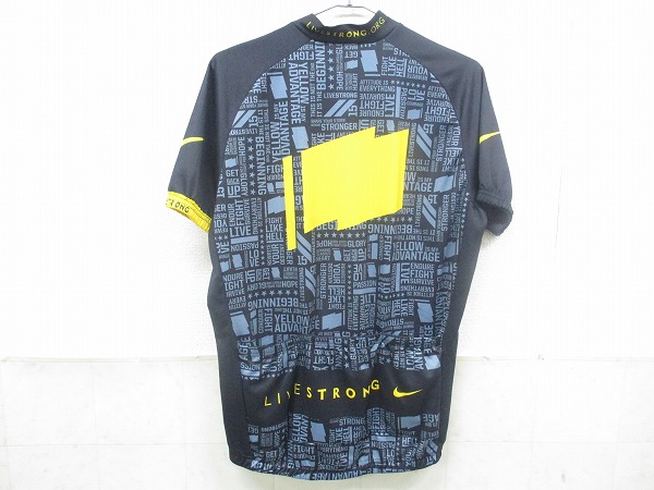 半袖サイクルジャージ LIVESTRONGロゴ Lサイズ