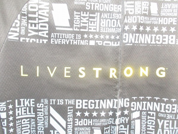 半袖サイクルジャージ LIVESTRONGロゴ Lサイズ