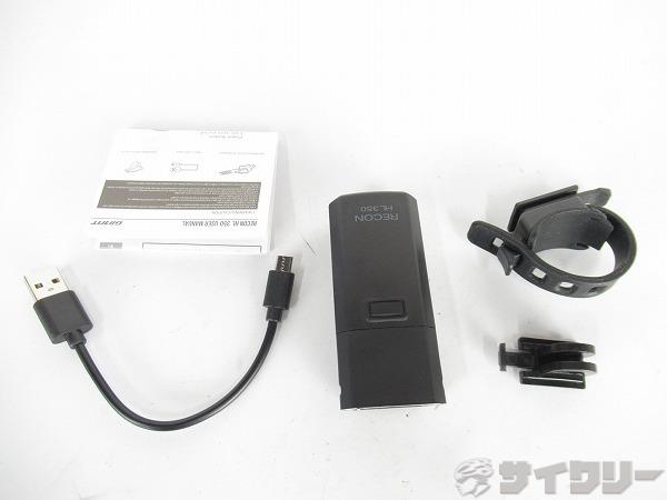 フロントライト　RECON HL 350　ブラック　USB充電タイプ
