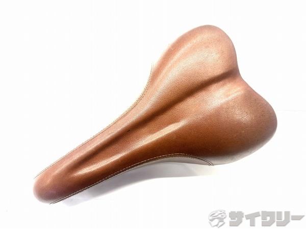 サドル Foglia スチールレール ブラウン 破れ箇所あり