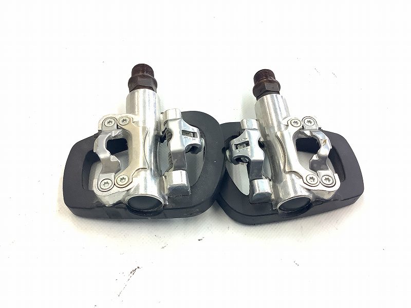 片面SPD片面フラットペダル FPラバークリップレスペダル