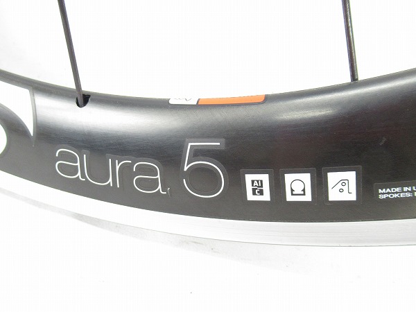 ホイール前後　AURA 5　クリンチャー　700C　シマノフリー（11S）