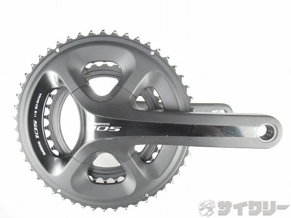 クランク　FC-5800　105　ブラック　50/34t　165mm　ホローテックⅡ