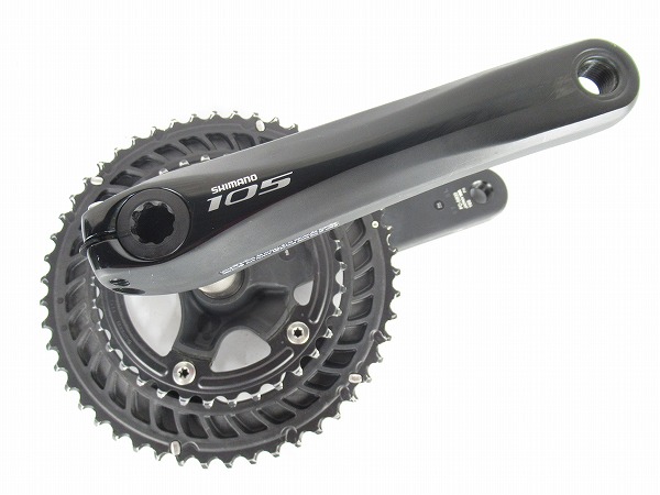 クランク　FC-5800　105　ブラック　50/34t　165mm　ホローテックⅡ