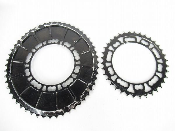 チェーンリングセット　Q-RING　ブラック　52/36T　PCD：110mm　11s用