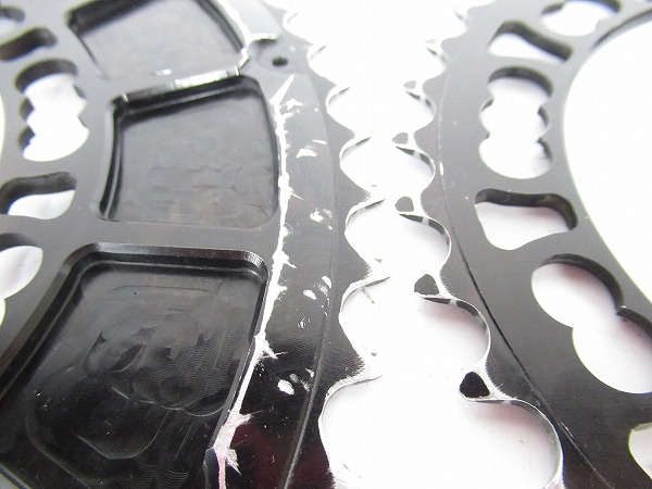 チェーンリングセット　Q-RING　ブラック　52/36T　PCD：110mm　11s用