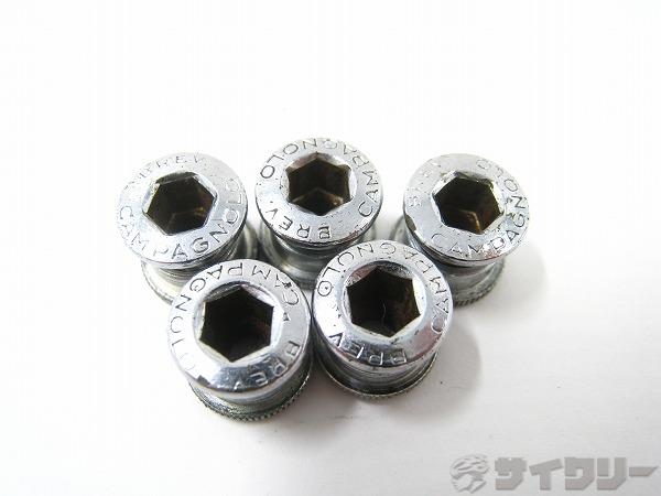 チェーンリングボルト BREV シングル用 5個 スチール