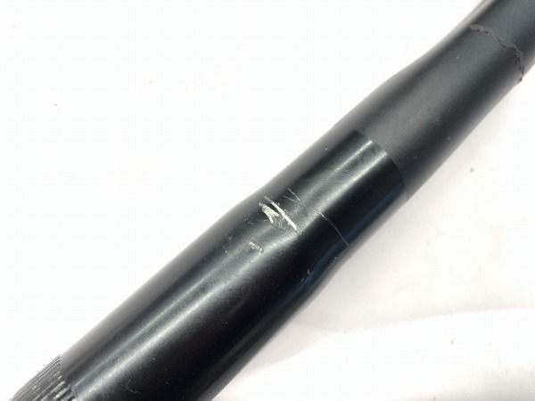 ドロップハンドル ブラック 25.4/435mm(エンドC-C実測)