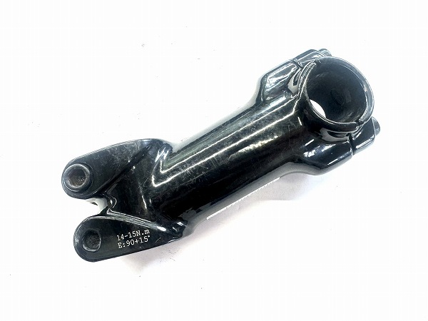 アヘッドステム 90/25.4/28.6mm ＋15° ブラック